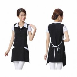 nail Beautician Coffee Shop Waitr Apr Beauty Spa Work Clothes Women Hairdring Working Apr Adjustable Hotel Uniforms w3Hx#