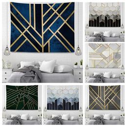 Tapestries Custom Wall Decoration Tapestry Aesthetic Room Decor Line Accessories Hanging Large Fabric European Home Autumn