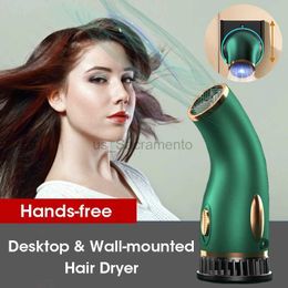 Hair Dryers Blow Dryer Hands-free Hairdryer for Women Children 220V EU 1500W Hot Cold Wind for Household Use Fast Dry Home Appliance 240329