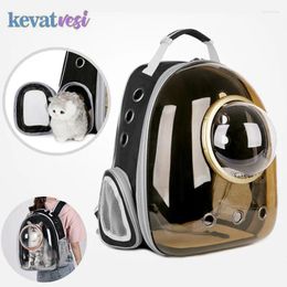 Cat Carriers Portable Backpack Transparent Pet For Cats Breathable Small Dogs Handbag Outdoor Travel Package