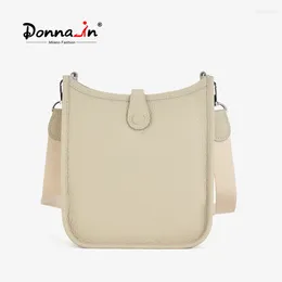 Shoulder Bags Donna-in Beige Togo Calfskin Square Women Mini Size 17CM Luxury Genuine Leather Handmade Stitching Designer Bag