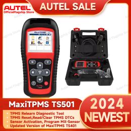 Autel MaxiTPMS TS501 TPMS Relearn Tool TPMS Reset, TPMS Diagnostic, Read/Clear TPMS DTCs, Sensor Activation, Program MX-Sensor