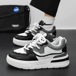 Casual Shoes In The Fall Of 2024 Main Promotion Is Low-cut Thick-soled Bread Student Sneakers Men's Vulcanized