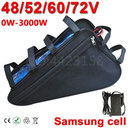 72V 60V 52V 1000W 1500W 2000W 2500W 3000W Ebike Battery 72V Lithium Battery 20S 60 V 52V 48V 36V 50AH 45AH 40AH 35AH 30AH 25AH 20AH Electric Bike Battery.