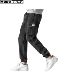 Men's Jeans Stretch Casual Overalls Korean Loose Autumn Harlan Bundle Feet Long Pants Men Clothing Baggy