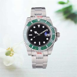 Clean Factory Automatic watch Roles Classic Submariner stainless sapphire 40mm Blue Red Ceramic Glass 40mm Men Wrist Full Function Christmas p
