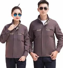 100% Cott Work Clothing For Men Welding Suit Lg Sleeves Wear Resistant Working Uniforms Auto Repairman Workshop Coveralls 31sj#