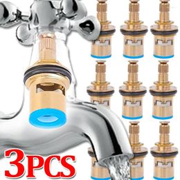 Kitchen Faucets 1/3PCS Brass Faucet Valve Core Replaceable High Temperature Resistance Tap Repairing Bathroom Sink Accessory