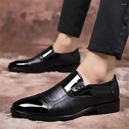 Dress Shoes Heeled Marriage For Men Summer Brown Sneakers Sport 2024summer Portable Luxury Shoose