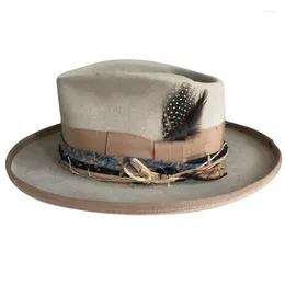 Berets Top Hat Wool Fedora Magician For Celebration Street Pography Dropship