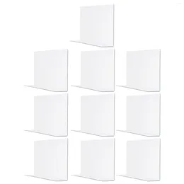 Hooks 10pcs Clear Shelf Dividers For Closet Wood Organiser Separator Storage And Organisation