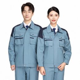 high Quality Work Clothing Thick Wear Resistant Fi Worker Uniforms Factory Workshop Suits Repairman Mechanical Worker Wear 37Lb#