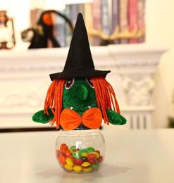 Halloween Creative Small Transparent Candy Cookie Gift Box Kid039s Trick Or Treat Jar4137960