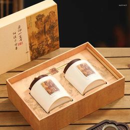 Teaware Sets Tea Packaging Gift Box Empty Ceramic Sealed Pot Black Jinjun Mei White Green Universal