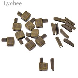 Lychee Life 10 Sets 8# Alloy Repair Zipper Stopper Open End Zipper Stopper DIY Sewing Zipper Accessories for Clothes