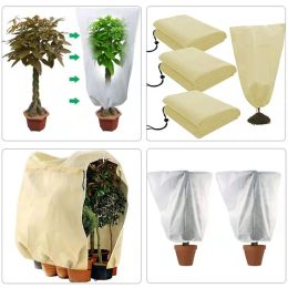 Covers Beam mouth Plant bag coldproof flower and grass cover winter plant frostproof protective cover nonwoven insulation tree cover