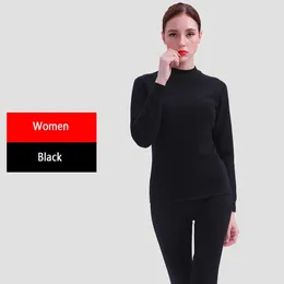 Men's Thermal Underwear Women's Thick Long Johns Thermo Lingerie Winter Clothing Female Warm Suit