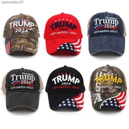 Ball Caps Donald Trump 2024 MAGA Hat Baseball Camo KAG Make Keep America Great Again Snapback Presidential HatL2403