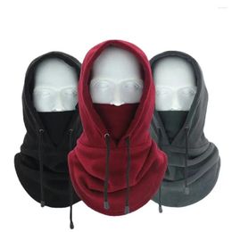 Bandanas Warmer Balaclava Fashion Full Face Polar Fleece Winter Hat Windproof Men Bonnets