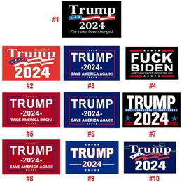 Bandeiras 20 estilos 3X5 Ft Trump 2024 Reeleito Take America Back Flag com ilhós de latão Patriotic1.30 24