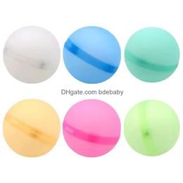 For Festive Party Supplies Rapid Balloons Summer Game Water Reusable Dhpdc Filling Family Splash Balls Activity Pool Bomb Fight Dr Othe Asse