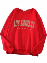 los Angeles, California USA City Leopard Women's Hoody Hipster Fit Sweatshirt Autumn Warm Hoody Fi Casual Clothes Female p90x#