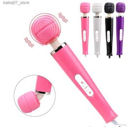 Other Massage Items Powerful AV stick large-sized vibrator magic stick massage stick Clitoris stimulator G-spot massage female sex toy Q240329