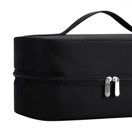 Storage Bags Hair Blower Dryer Holder 35x14x15cm Waterproof Black Travel Case