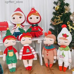 Stuffed Plush Animals 30CM 40CM 50CM Personalised Christmas Metoo doll Kawaii Soft Plush Toy Christmas Elk Keppel Doll for Kids Birthday Gift240327