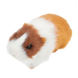 Decorative Figurines Guinea Pig Figurine Lifelike Doll Toys Model Table Ornament