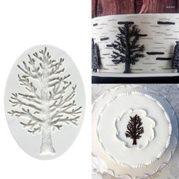 Baking Moulds Tree Shape Cake Side Platinum Silicone Sugarcraft Mold Fondant Decorating Tools Bakeware