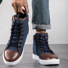 Fashion Men's Boots Shoes Men Blue Black White Gold Red Shoe Size 40-46 Online