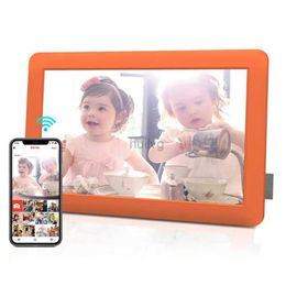 Digital Photo Frames 10.1-inch Phone Electronic Photo Frame LCD Screen 16GB Touch Control Auto-Rotate Smart WiFi Digital Photo Frame 24329