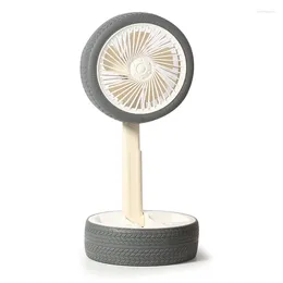 Table Lamps Lamp With Fan USB Smart Remote Control Light Mini Folding Retractable Home Night