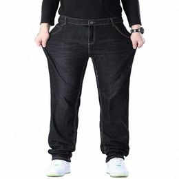 10xl Oversize Jeans For Men Fi Loose Trousers Pants Plus Size Jeans Baggy Daily Work Clothing Big Jeans Trousers Pants Man 00El#