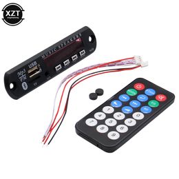 Bluetooth-Compatiible DC 5V12V Micro USB Power Supply TF Radio MP3 Decoder Board Audio Module for Car Remote Music mp3 Speaker