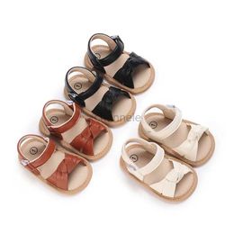 Sandals Newborn Baby Girl Boy Sandals Toddler Girls Shoes for Summer Toddler Outdoor Shoes Toddler Walking Flat Wedding Dress Shoes 240329