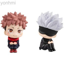 Anime Manga Jujutsu Kaisen Q Figures 10cm Satoru Gojo Itadori Yuji Kugisaki Megumi PVC Model Action Figures Kids Toys Gift Anime Figures 24329