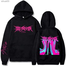 Men's Hoodies Sweatshirts Kpop Street Children Rock Star Hoodie Straykids Rock Star Album Hoodie Womens Fashion Hoodie Fan GiftL2403