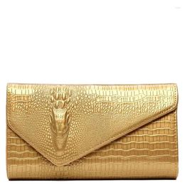 Shoulder Bags Fashion Golden Small 2024 European Women Evening Purse Serpentine Messenger Female Clutch Chain Handbags