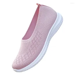 Casual Shoes Old Beijing Cloth Order Flying Woven Foreign Trade Soft-soled Middle-aged And Elderly Mother