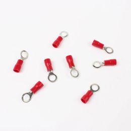 10pcs 100pcs 50pcs red RV1.25- 3 4 5 6 8 10 12 Ring Insulated Wire Connector Electrical Crimp Terminal Cable Wire Connector AWG