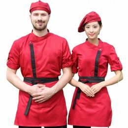 autumn and winter hotel catering work clothing men and women restaurant service staff staff lg - sleeved hot pot shop uniforms 90gs#