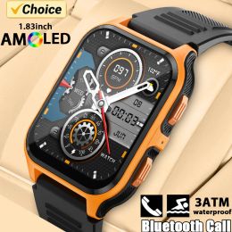 2024 P73 New Outdoor Sports Smart Watch Men Bluetooth Call Fitness Watch 100+ Sports Modes 3ATM Waterproof Strong Battery Life Watch