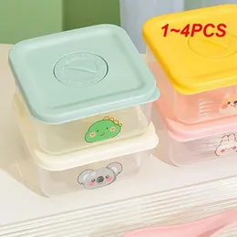 Storage Bottles 1-4PCS Sealed Tank Reliable Durable Seal Freshness Health And Safety Transparent Design Microwave-heatable Lunch Box