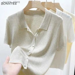 Women's T-Shirt Short sleeved womens S-3XL casual summer basic solid elegant street outfit fully matched with simple daily Harajuku Y2k popular top24329