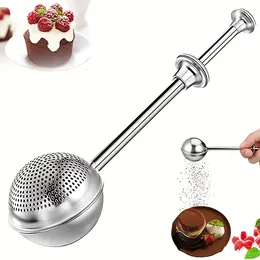 Baking Tools 1pc. Stainless Steel Flour Duster - Washable Powdered Sugar Shaker For And Kitchen Supplies