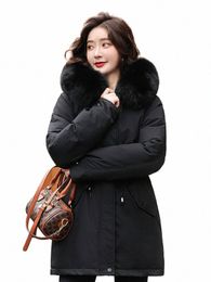 thick oversize solid hooded patchwork pockets parkas autumn casual korean style down coats mom office lady winter clothes women z4sJ#