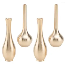 Vases Small Vase Delicate Copper Nice Metal Creative Flower Ware Decoration Ceramic For Flowers