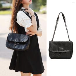 Shoulder Bags 2024 Chain Crossbody Women Fashion Simple Bag Ladies Designer Handbags Casual PU Leather Quality Messenger